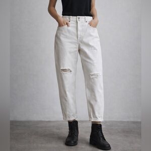 AllSaints Barrel Crop Jeans